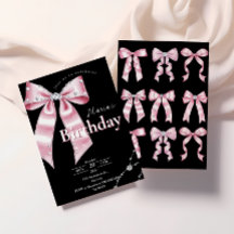 Sparkle Pink Coquette Bow 1.