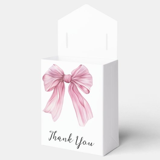 Sparkle Pink Coquette Bow 1. Geschenkschachtel (Geöffnet)