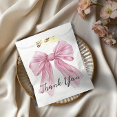 Sparkle Pink Coquette Bow 1. Geschenktütchen