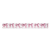 Sparkle Pink Coquette Bow 1. Satinband (Vorderseite)