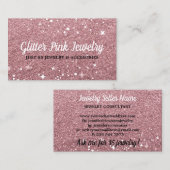 Sparkle Pink Juwelier Visitenkarte (Vorne/Hinten)