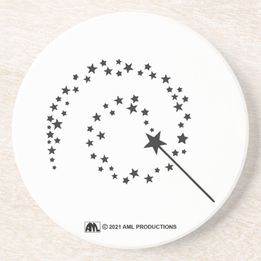 SPARKLE Pixie Dust Wand Getränkeuntersetzer (Vorne)