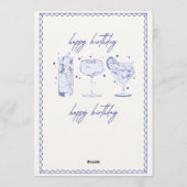 Sparkle & Pop! Editable Birthday Bash Invitation Einladung (Rückseite)