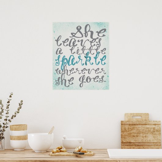 Sparkle Poster (Küche)