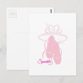 Sparkle Postkarte (Vorne/Hinten)