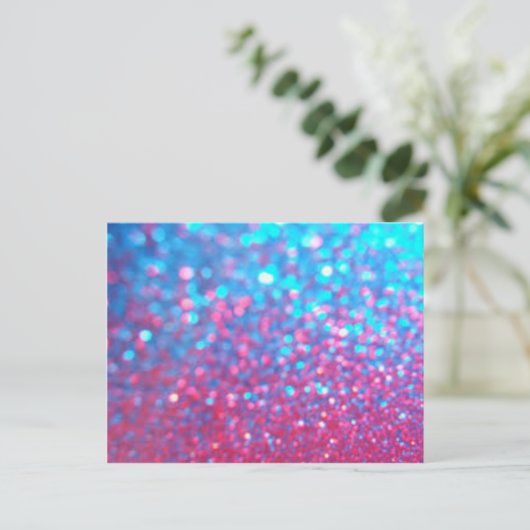 Sparkle Postkarte (Stehend Vorderseite)