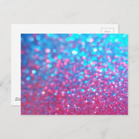 Sparkle Postkarte (Vorne/Hinten)