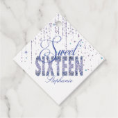 Sparkle Purple, Sweet 16 Geschenkanhänger (Vorderseite)