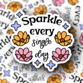Sparkle Quote Affirmation Laptop | Die Aufkleber