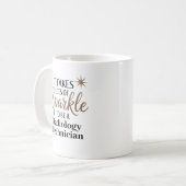 Sparkle Radiology Technician Kaffeetasse (Vorderseite Links)