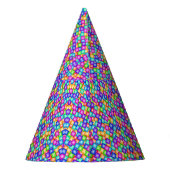 Sparkle Rainbow Partyhütchen (Rückseite)