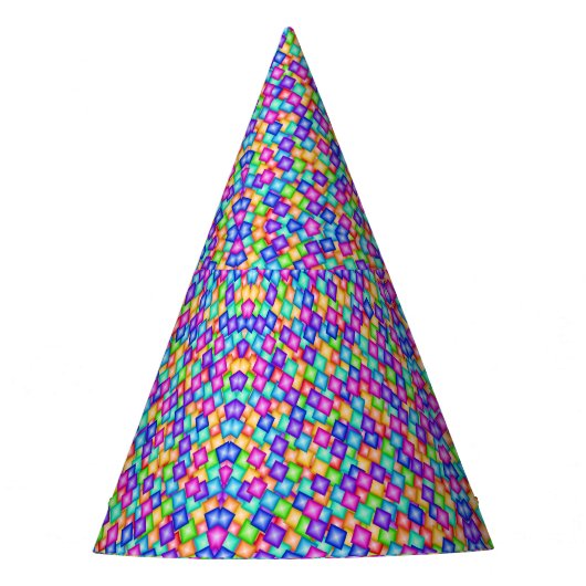 Sparkle Rainbow Partyhütchen (Vorderseite)