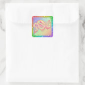 "Sparkle" Rainbow Snake Sticker (Tasche)