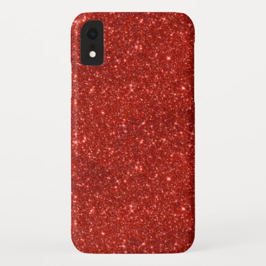 Sparkle Red Case-Mate iPhone Hülle (Rückseite)