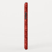 Sparkle Red Case-Mate iPhone Hülle (Hinten/Rechts)