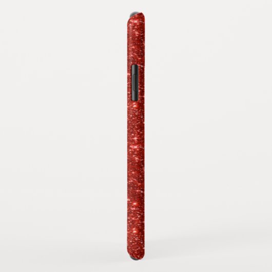 Sparkle Red Case-Mate iPhone Hülle (Hinten/Rechts)