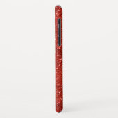 Sparkle Red Case-Mate iPhone Hülle (Hinten/Links)