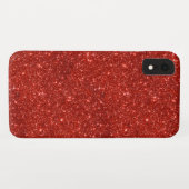 Sparkle Red Case-Mate iPhone Hülle (Rückseite (Horizontal))