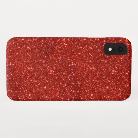 Sparkle Red Case-Mate iPhone Hülle (Rückseite (Horizontal))