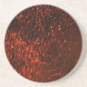 Sparkle Red Fire Getränkeuntersetzer (Vorne)
