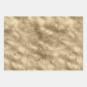 Sparkle Red Glitz Gold Glitzer Geschenkpapier Set (Vorderseite 2)