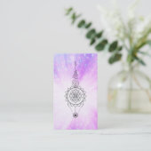 ~ Sparkle Reiki Energie Heilwege Nirvana Visitenkarte (Stehend Vorderseite)