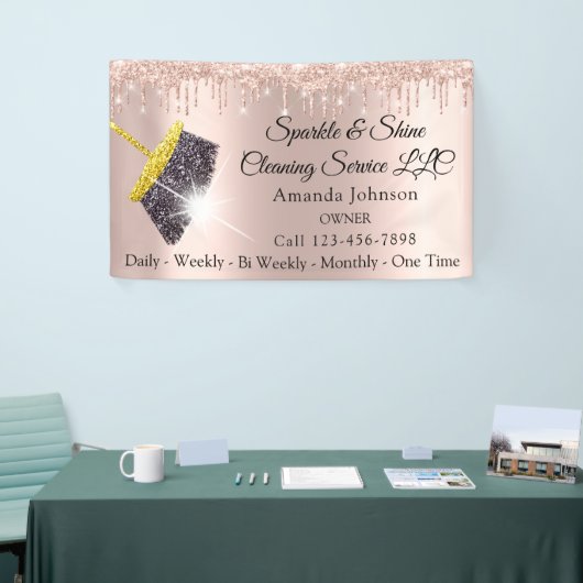 Sparkle Reinigungsservice Banner (Messeveranstaltung)