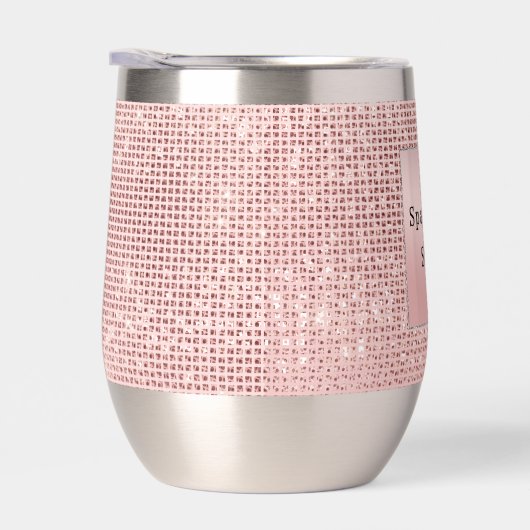 Sparkle Rose Gold Glam Brown Glitzer (Rechts)