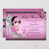 Sparkle Schuhputzmaschine/-service Girl Kinderdusc Einladung (Vorne/Hinten)