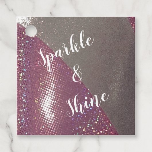 Sparkle & Shine Custom Geschenkanhänger (Vorderseite)