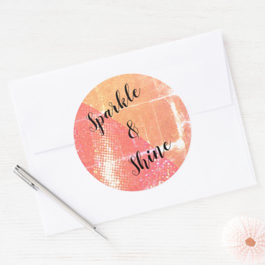 Sparkle & Shine Custom Stickers (Umschlag)