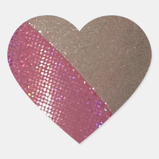 Sparkle & Shine Herz-Aufkleber (Vorderseite)