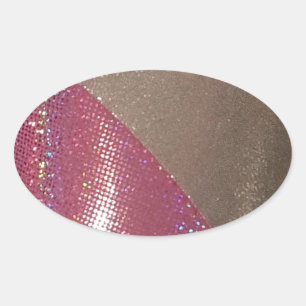 Sparkle & Shine Ovaler Aufkleber