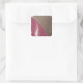 Sparkle & Shine Quadratischer Aufkleber (Tasche)