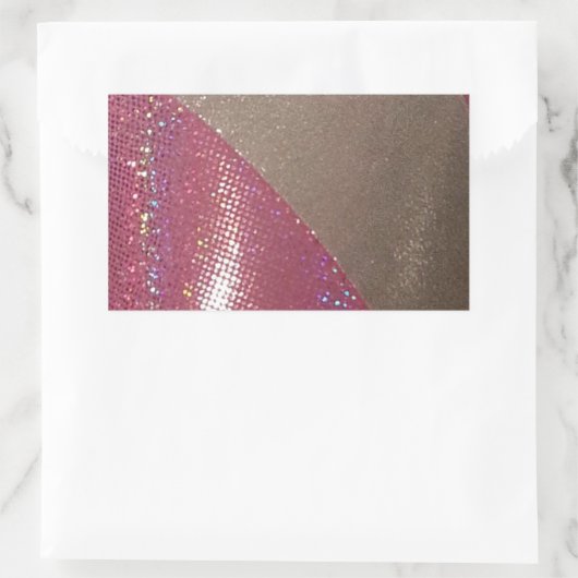 Sparkle & Shine Rechteckiger Aufkleber (Tasche)