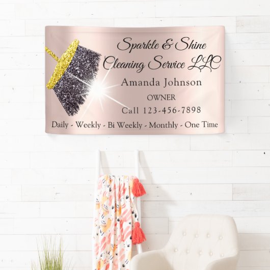 Sparkle & Shine Reinigungsservice Banner (Insitu)