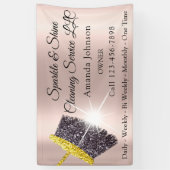 Sparkle & Shine Reinigungsservice Banner (Vertikal)