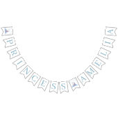 Sparkle Silver Frozen Königreich Burg 1. Geburtsta Wimpelkette (Alle)