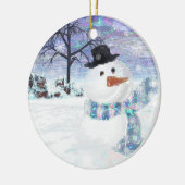 Sparkle Snowman Keepake Ornament (Links)