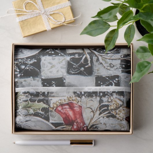 Sparkle Snowman Seidenpapier (Geschenk)