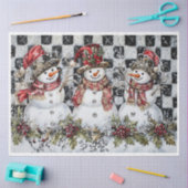 Sparkle Snowman Seidenpapier (Basteln)