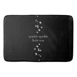Sparkle Sparkle Little Star Black Starlight Badematte