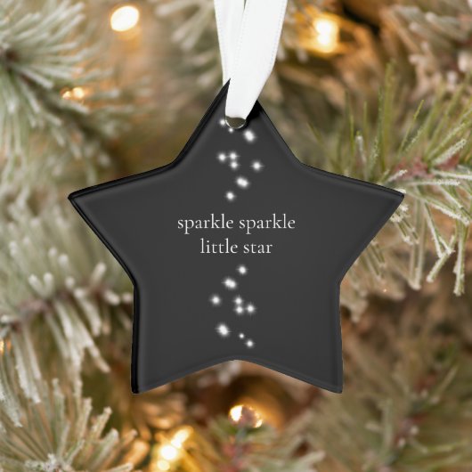 Sparkle Sparkle Little Star Black Starlight Ornament (Baum)
