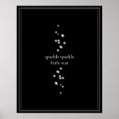 Sparkle Sparkle Little Star Black Starlight Poster (Vorne)