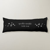 Sparkle Sparkle Little Star Black Starlight Seitenschläferkissen (Vorderseite)