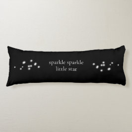 Sparkle Sparkle Little Star Black Starlight Seitenschläferkissen