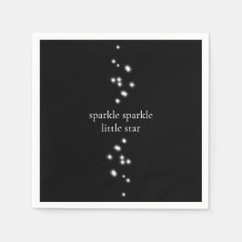 Sparkle Sparkle Little Star Black Starlight Serviette