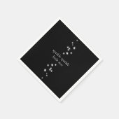 Sparkle Sparkle Little Star Black Starlight Serviette (Ecke)