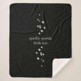 Sparkle Sparkle Little Star Black Starlight Sherpadecke