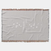 Sparkle Sparkle Little Star Silver Grau Starlight Decke (Vorderseite)